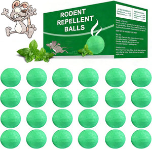 Mouse Rodent Repellent, 24 Pack Peppermint Lemon Oil Mice Repellent for Squirrel Rats Spider Pests, Natural Deterrent for Kitchen, Warehouse, Car, Indoor, Outdoor, Safe for Pets Family