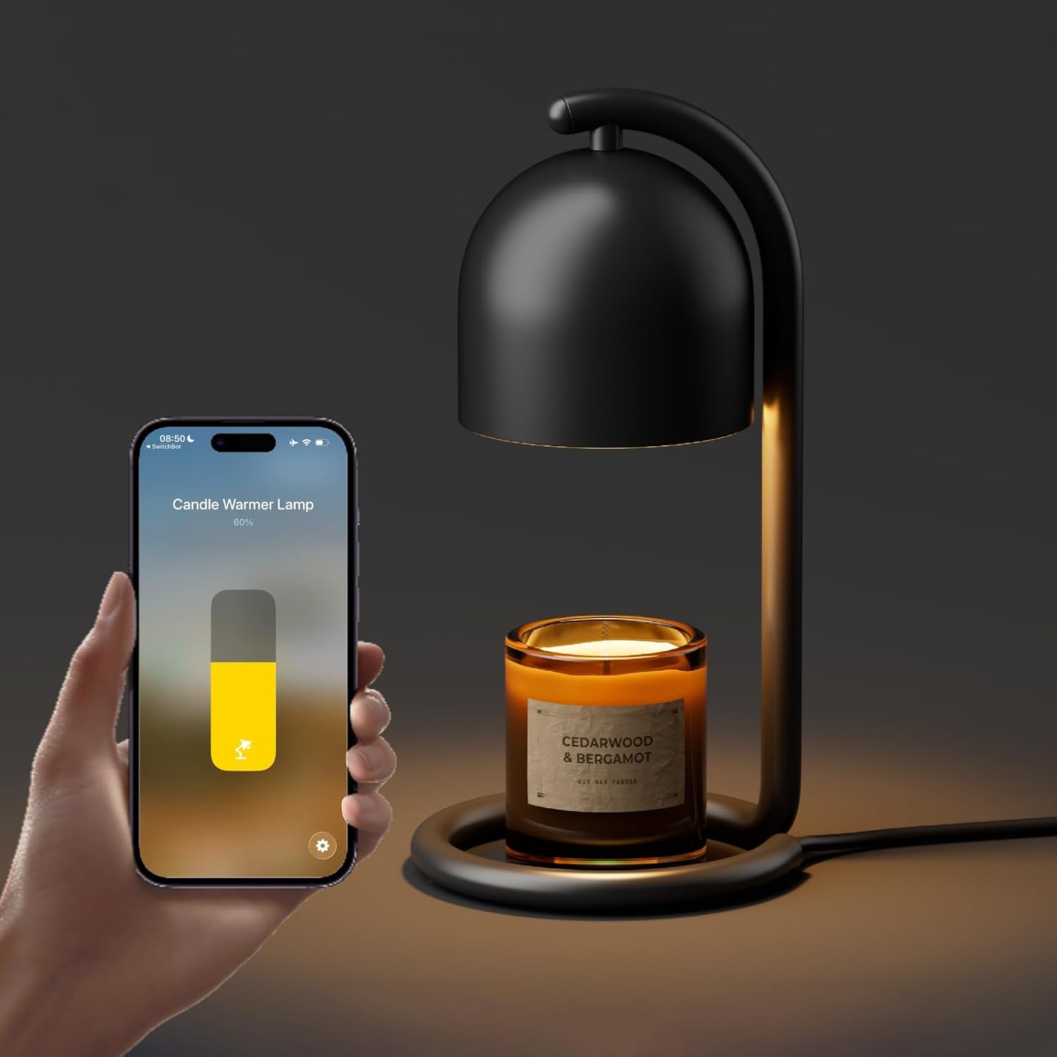 Candle Warmer Lamp with Timer Home Decor Birthday Gifts for Women - Dimmable Candle Warmer for Jar Candles, Height Adjustable Wax Melts Warmer, Room Decor House Warming Gifts New