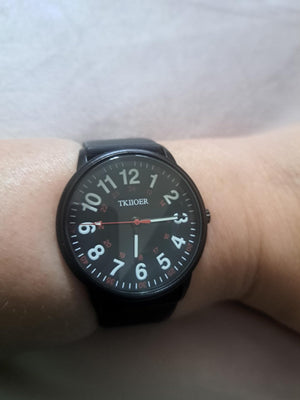 TKIIOER Nurse Watch for Nurse Medical Professionals Students Women Men, 50M Waterproof 12/24 Hour Military Time Luminous Easy Read Dial, Second Hand Watch for Nursing