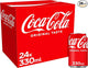 Coca-Cola Original Taste Soft Drink Cans, 24 x 330 mL