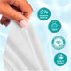 Pampers 99% Water Baby Wipes – 720 Count | Fragrance Free | Newborn & Sensitive Skin