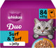 WHISKAS 1+ Adult Tasty Duo in Jelly – Surf & Turf 84 x 85g