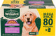 WINALOT Meaty Chunks Mixed in Gravy Wet Dog Food – 80 x 100g