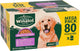 WINALOT Meaty Chunks Mixed in Gravy Wet Dog Food – 80 x 100g