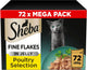SHEBA Fine Flakes in Jelly – Poultry Collection – 72 x 85g